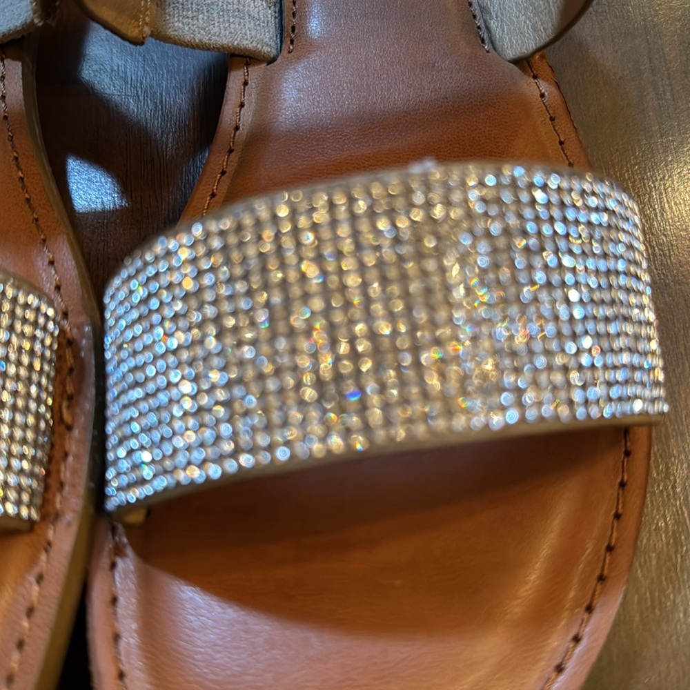 MIA Silver Rhinestone Sandals - Picture 8 of 8